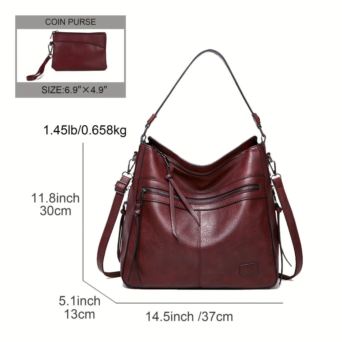New fashion Europe and the United States trend double zipper Tote bag casual all-in-one ladies single shoulder crossbody bag