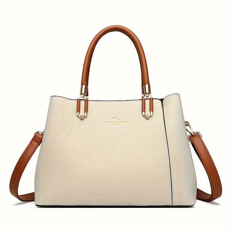 Ladies Handbags, Large-capacity Elegant Fashion Commuter Bags, Top Handle Side Pocket With Adjustable Belt, Office, Travel, Ladies Gifts, Mother'S Day Gifts, Christmas Gifts, Valentine'S Day Gift