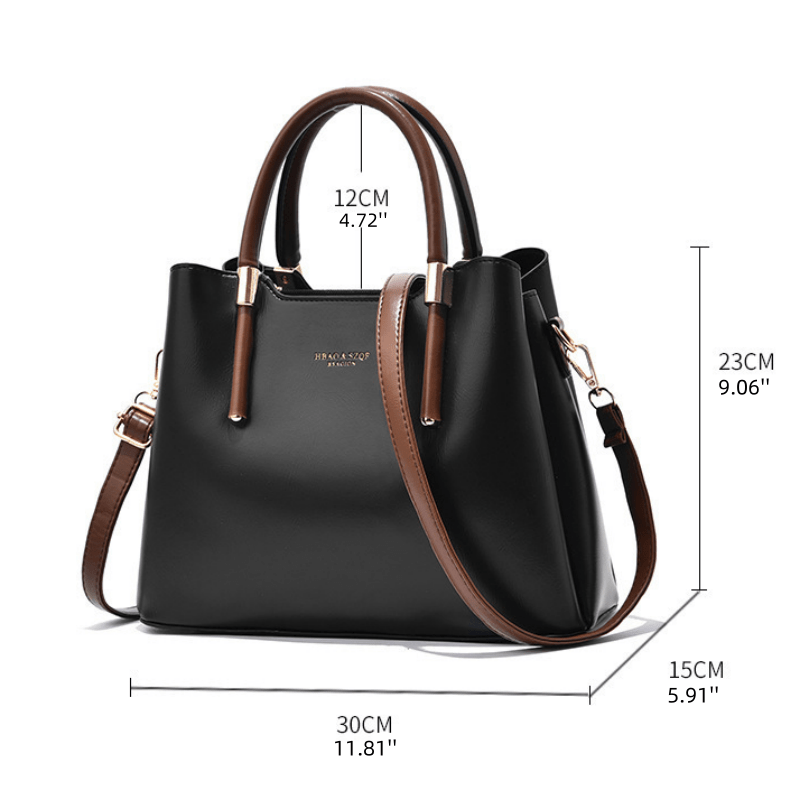 Elegant Women'S PU Handbag Bag-Lightweight Large Capacity Multi-Pocket Crossbody Shoulder Bag