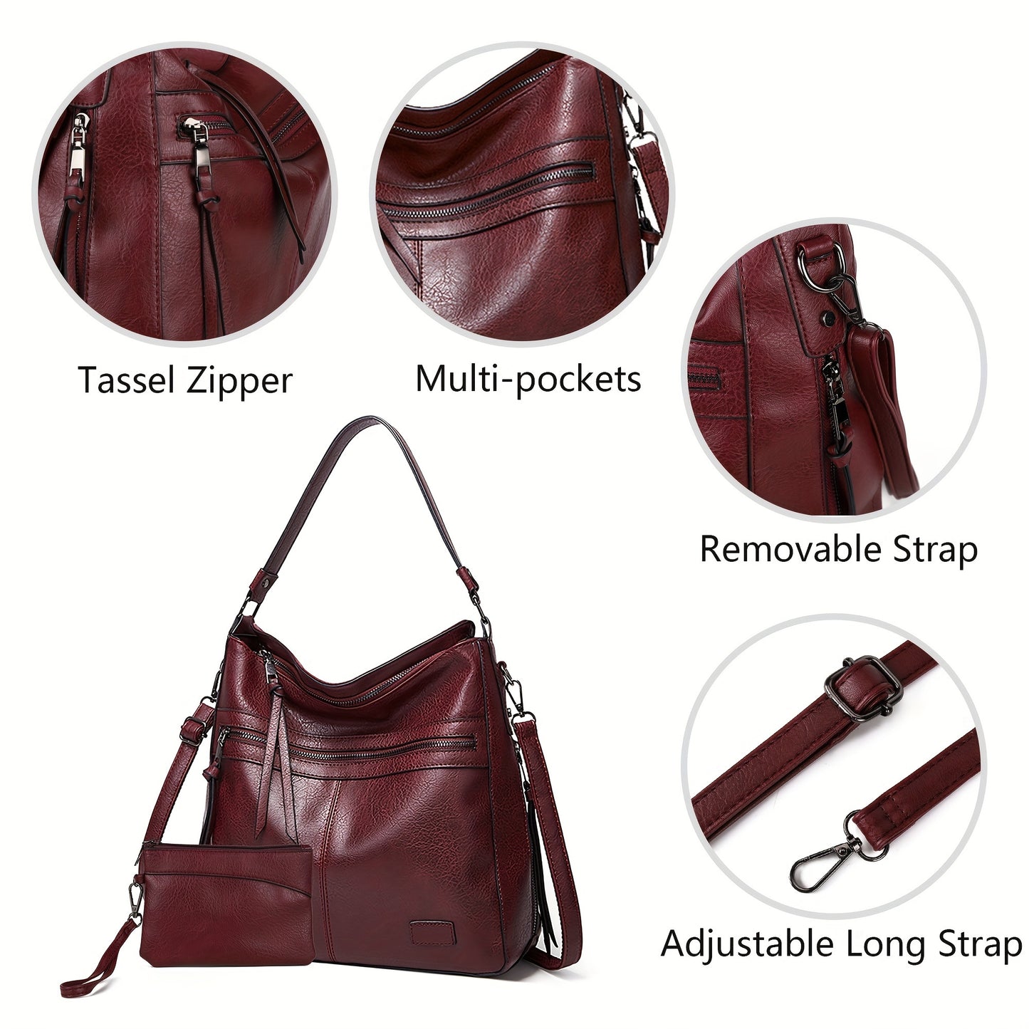 New fashion Europe and the United States trend double zipper Tote bag casual all-in-one ladies single shoulder crossbody bag