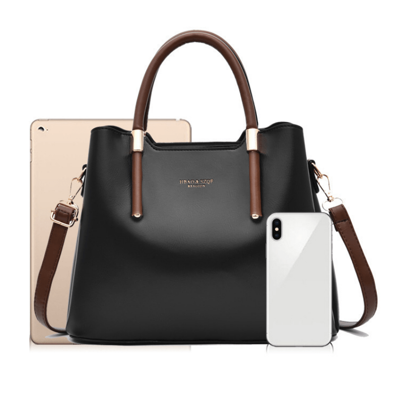 Elegant Women'S PU Handbag Bag-Lightweight Large Capacity Multi-Pocket Crossbody Shoulder Bag
