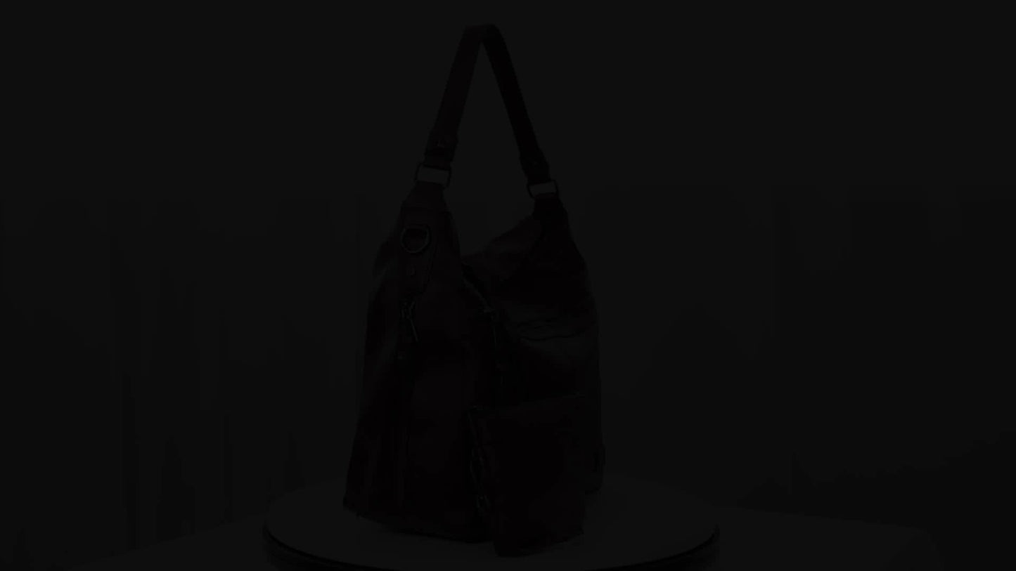 New fashion Europe and the United States trend double zipper Tote bag casual all-in-one ladies single shoulder crossbody bag